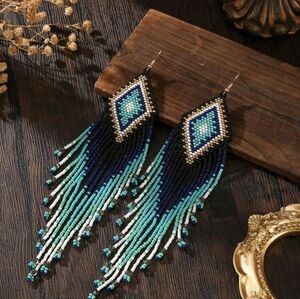Unique Beaded Earrings - New